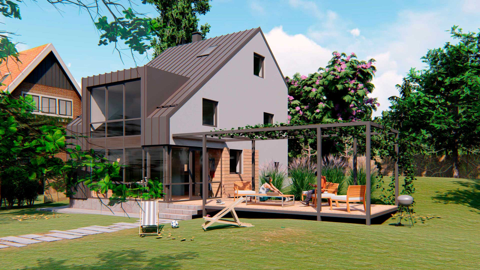 Обложка проекта: РЕКОНСТРУКЦИЯ ДАЧИ