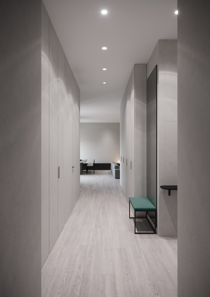 Холл. Вид на гостиную.