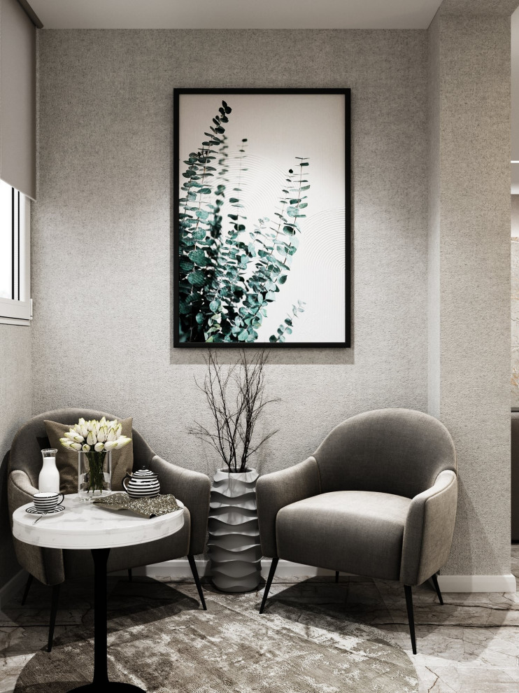 Дизайн кухни-гостиной