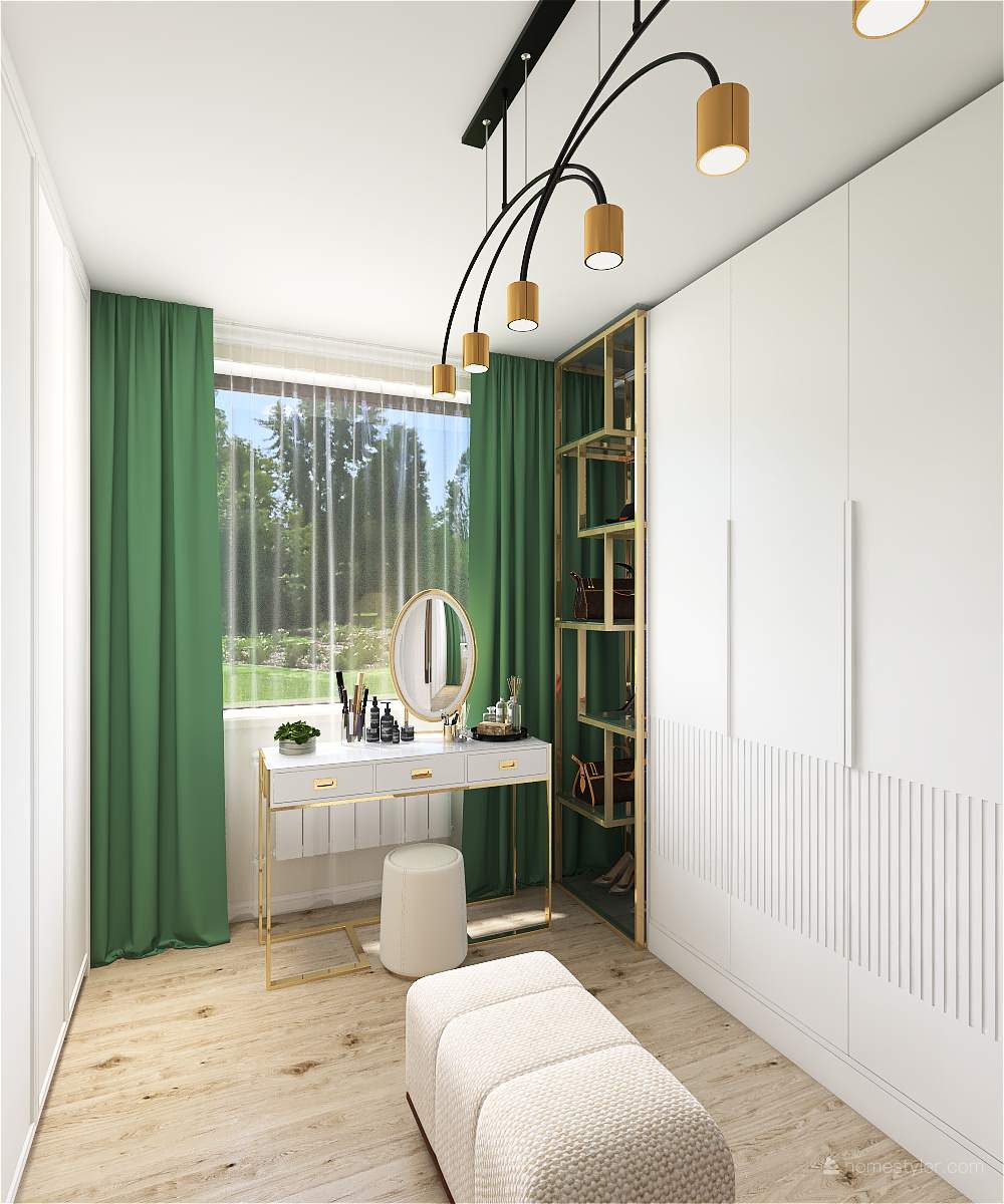 Проект спальня с гардеробной