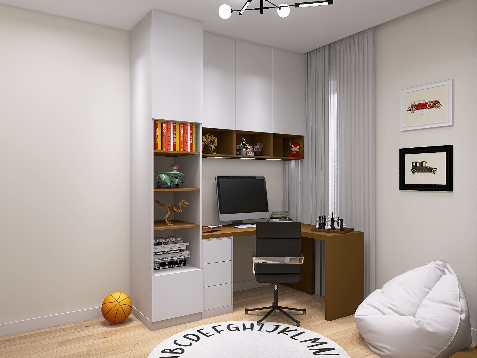 г. Санкт-Петербург. Частичный проект двух детских и спальни