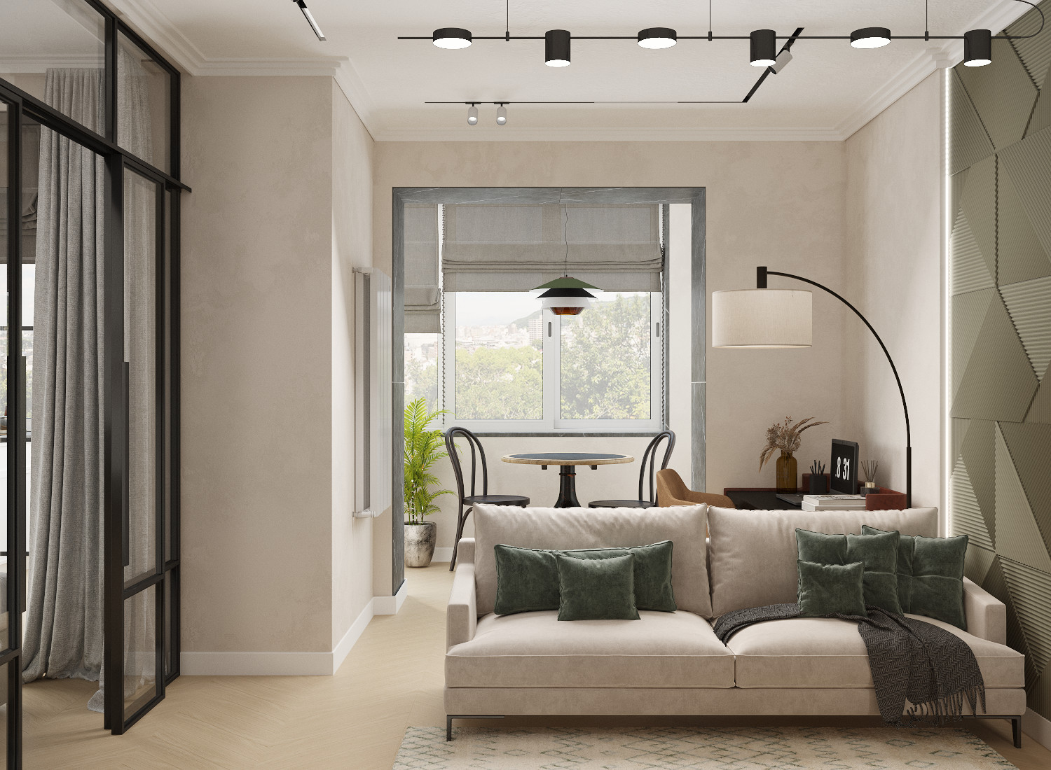 Дизайн-проект квартиры в современном стиле