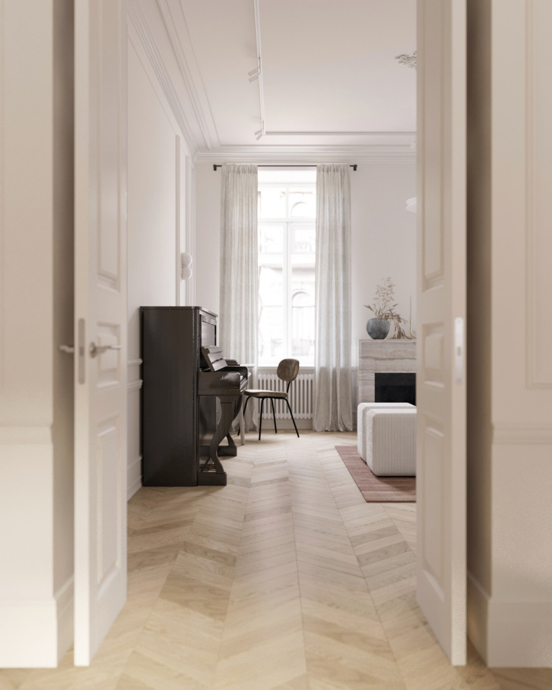 Двухуровневая квартира в старом доходном доме Петроградского района