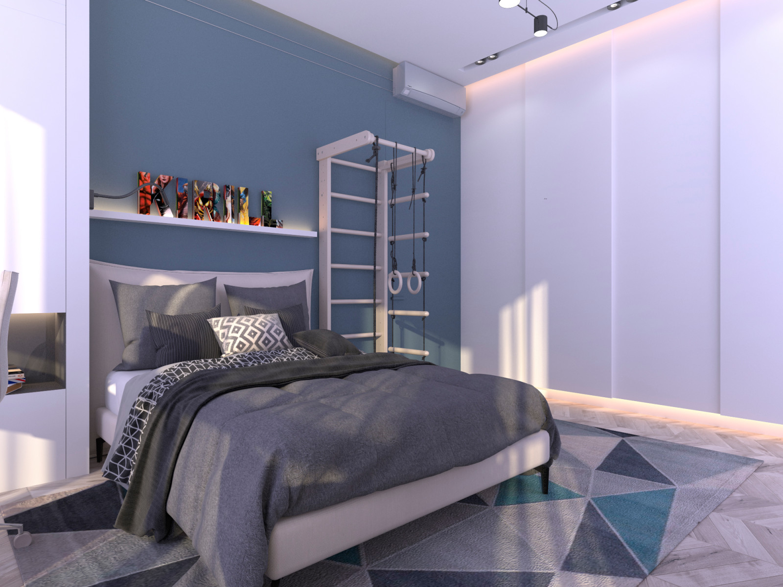 Дизайн-проект 4х комнатной квартиры г. Москва, ЖК Кутузов Life