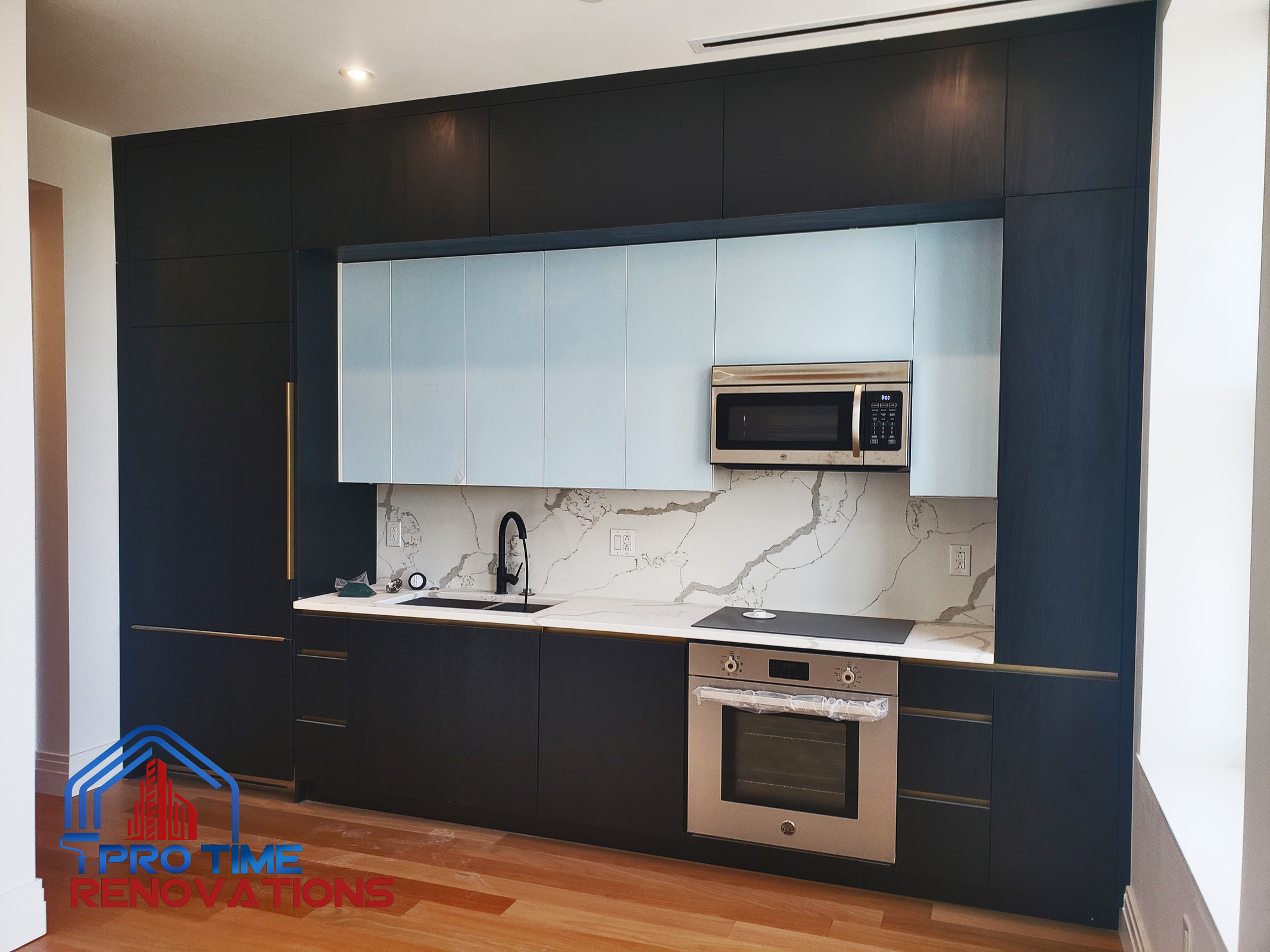 Kitchen installation.