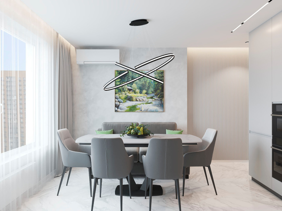 Дизайн интерьера квартиры 88 м.кв.