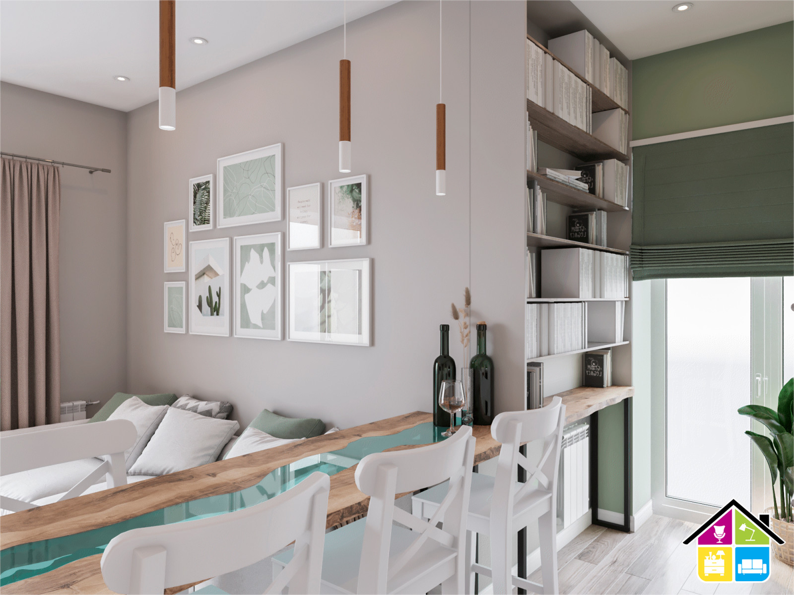 Дизайн-проект в скандинавском стиле