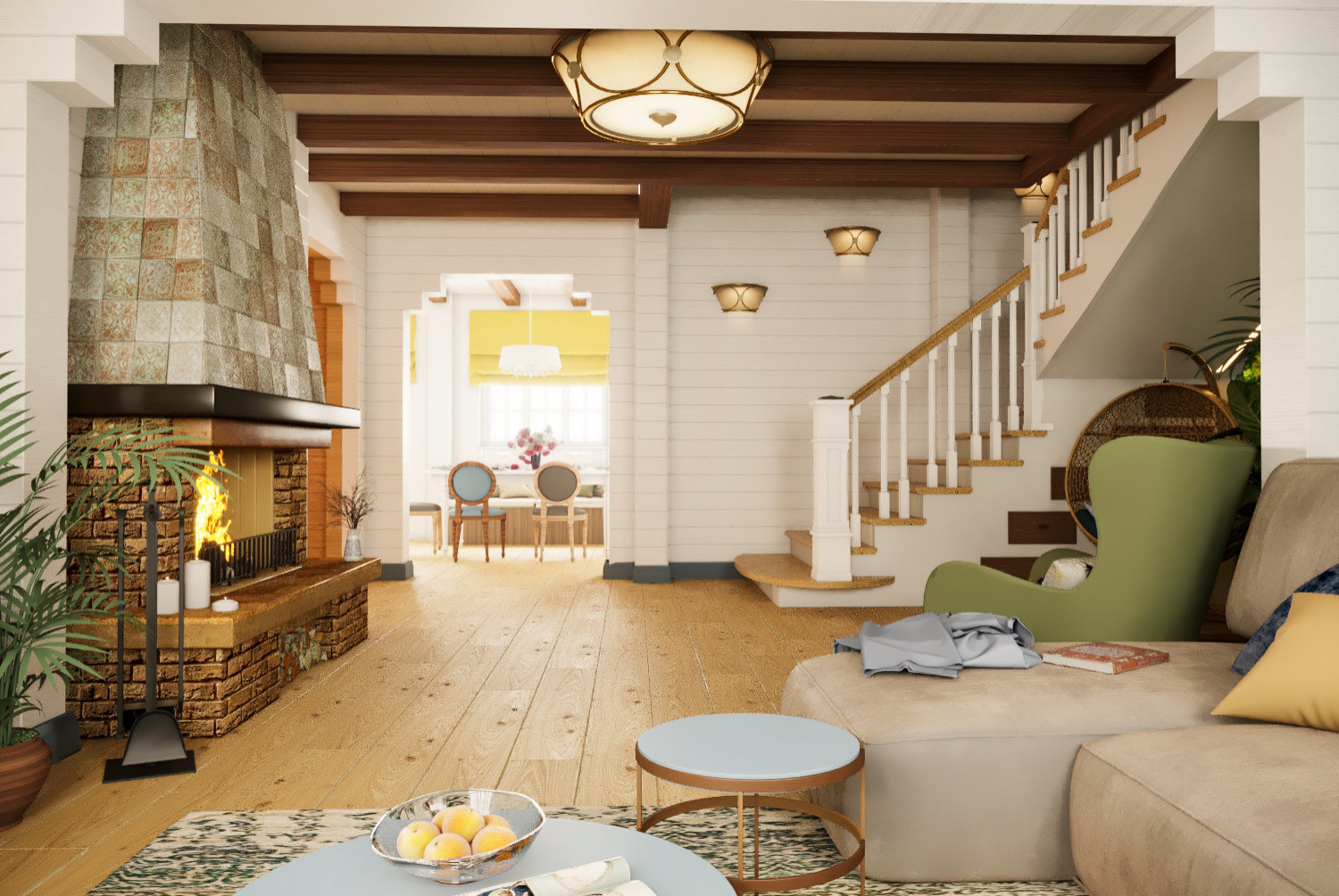 Коттедж - 2 этажа