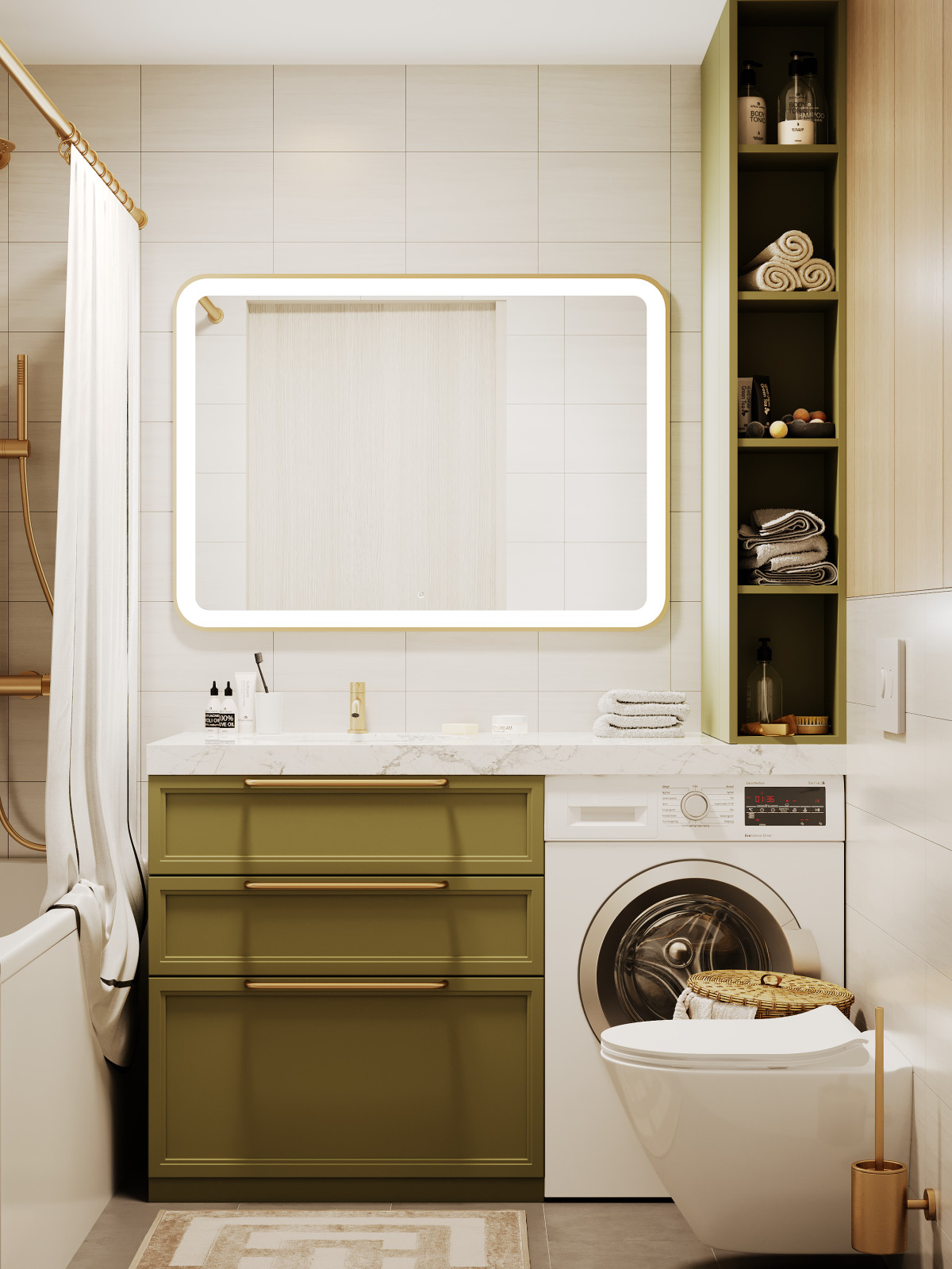 Дизайн-проект однокомнатной квартиры