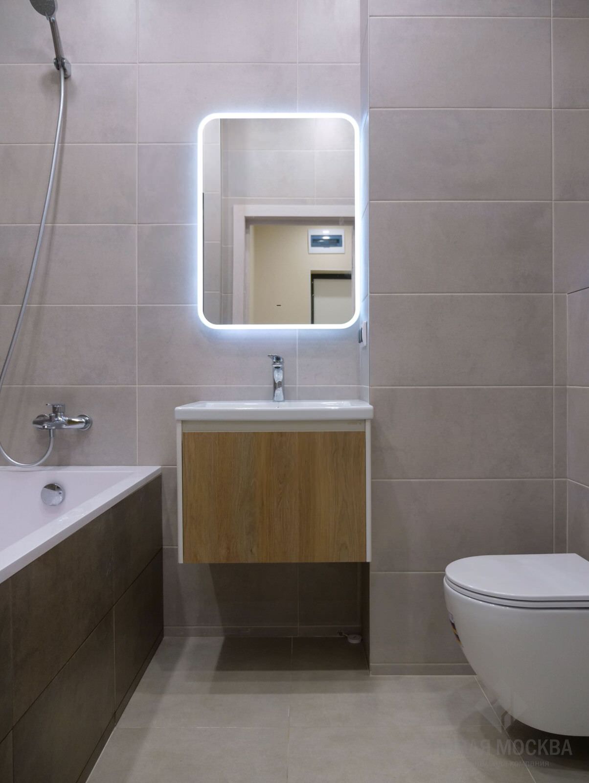 Ремонт однокомнатной квартиры 41,2 кв.м под ключ в ЖК «Скандинавия»