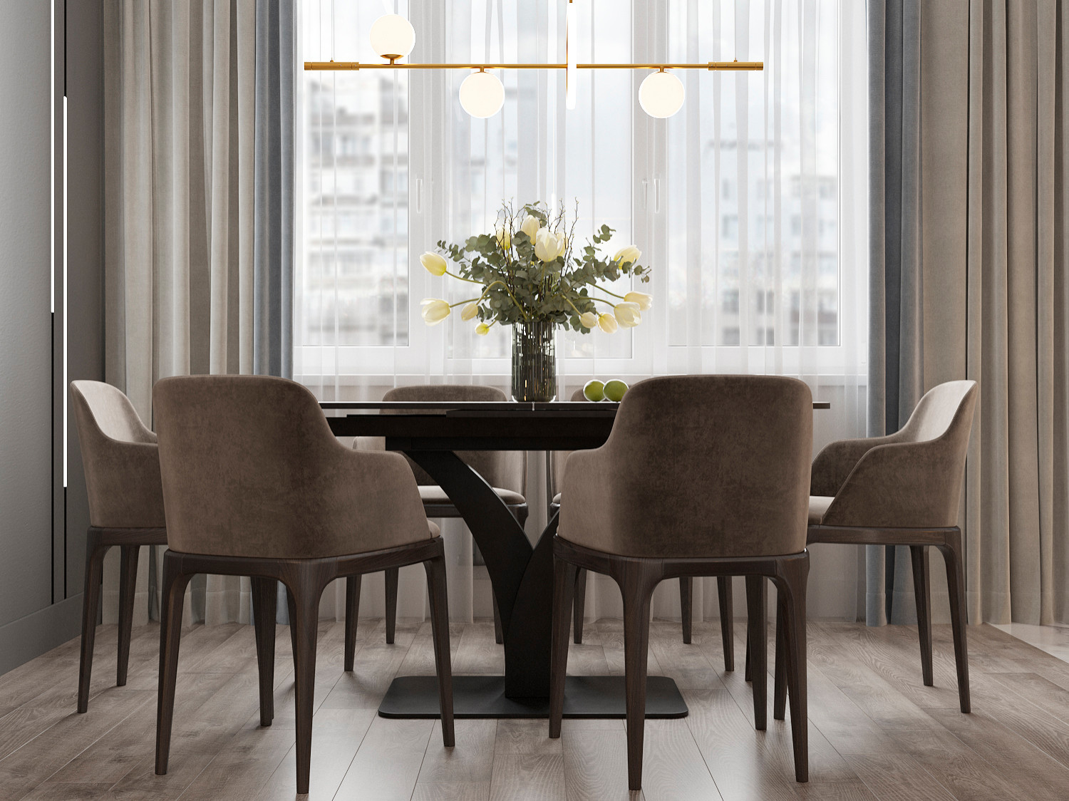 Дизайн-проект 3-комнатной квартиры 84,3 м2 в ЖК «Румянцево-Парк»