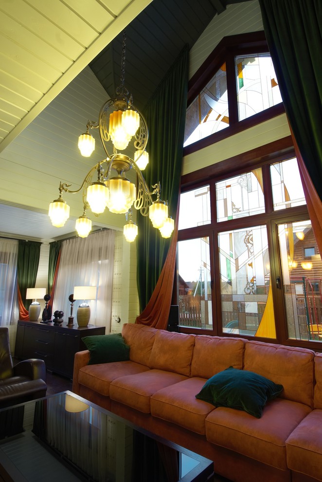 Дом из дерева в современном стиле