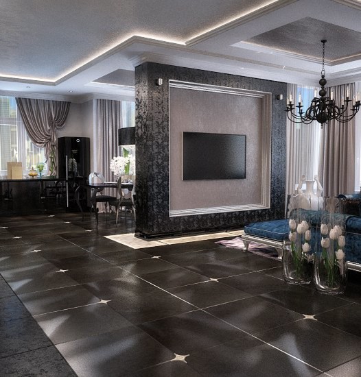 Black color interior ideas