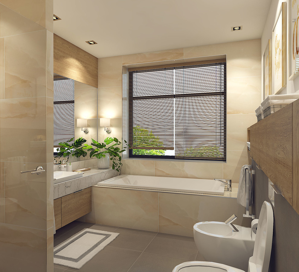 Обложка проекта: Современная детская ванная комната