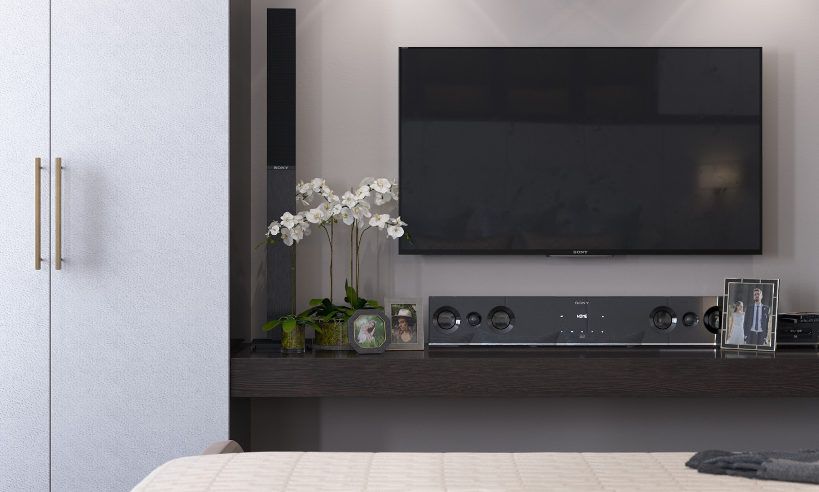 Master bedroom design residential house, London