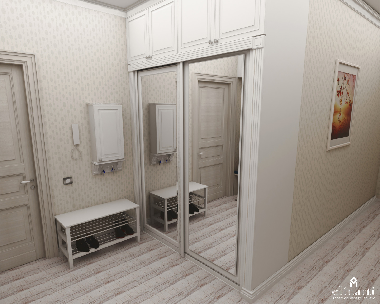 Обложка проекта: Холл и детская для большой семьи