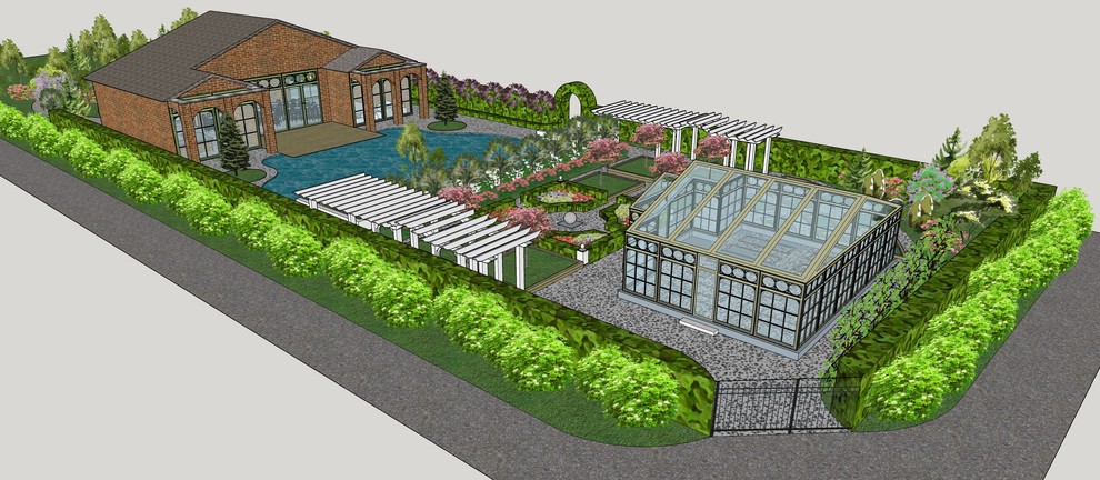 Обложка проекта: Русский сад с французским шиком