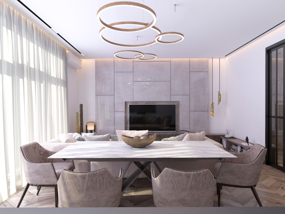 Дизайн-проект 4х комнатной квартиры г. Москва, ЖК Кутузов Life