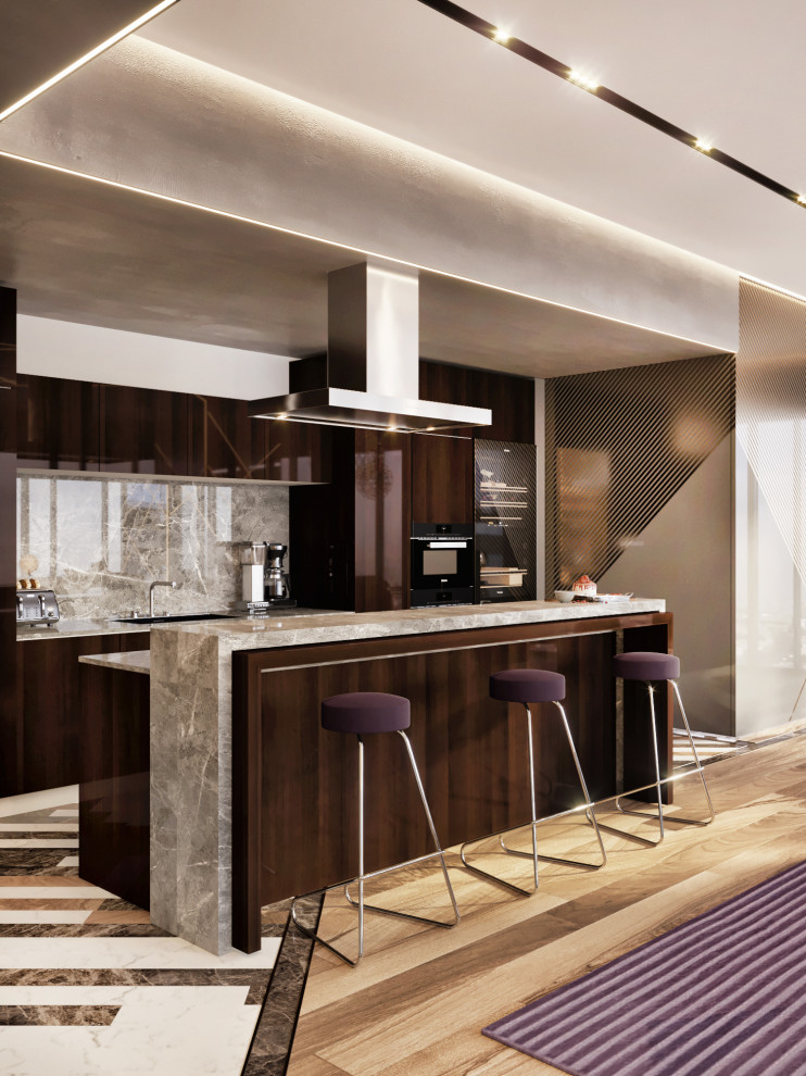 Apartments in the skyscraper «OKO»