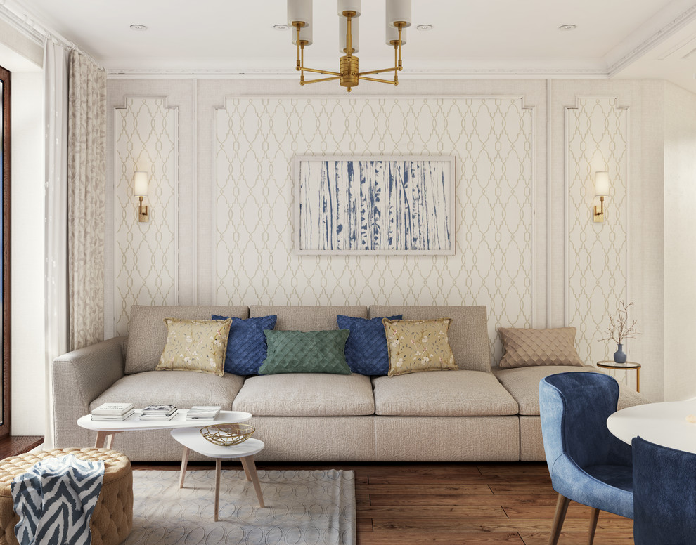 Уютная квартира в светлых тонах