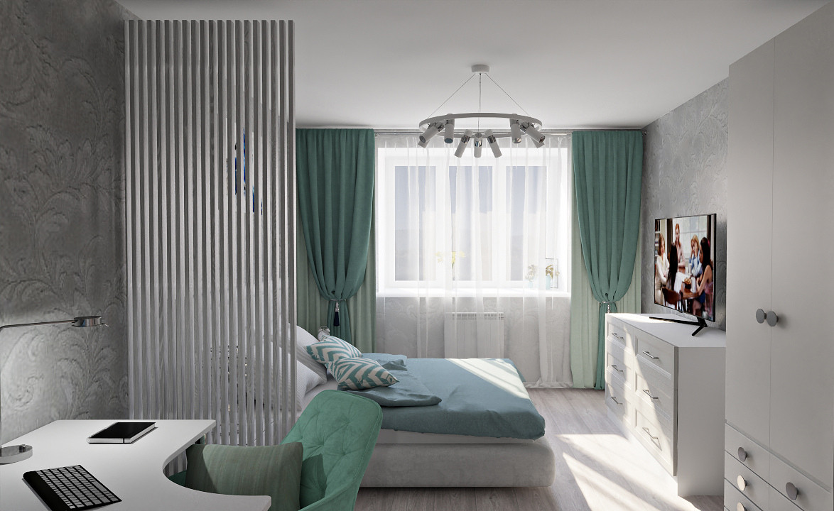 Обложка проекта: Спальня в стиле неоклассика