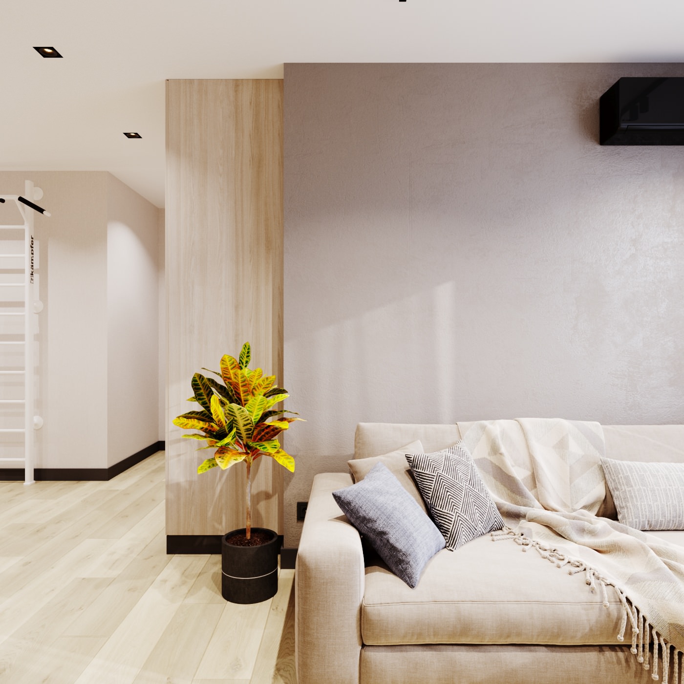 Минимализм в квартире на Басаргина