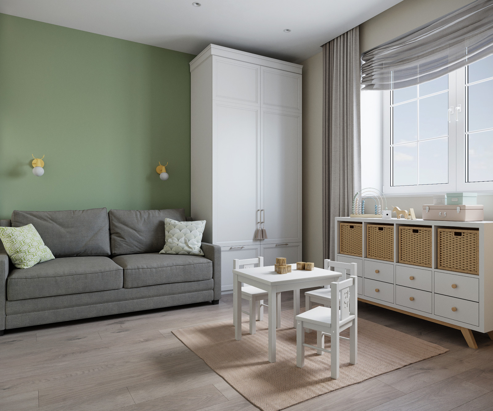 Комната для гостей и игр малыша