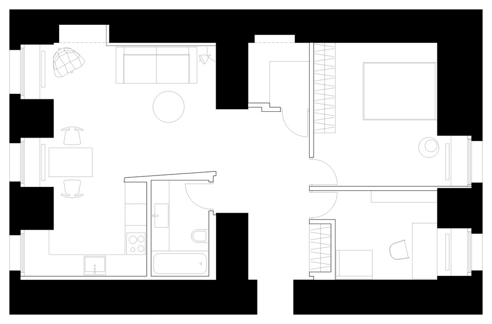 В гостях: Квартира архитектора, где все потолки — сводчатые