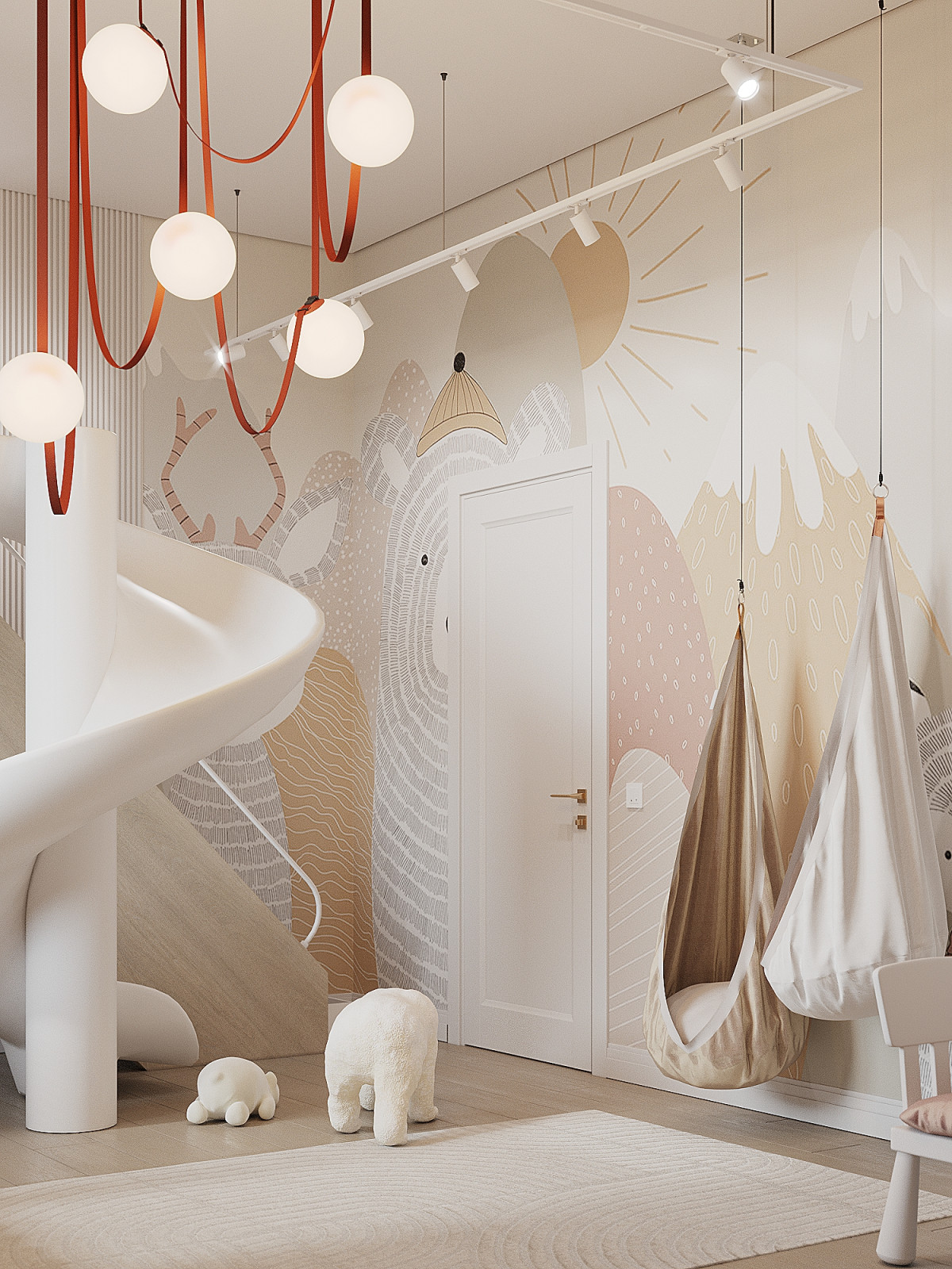 Дизайн интерьера детской комнаты