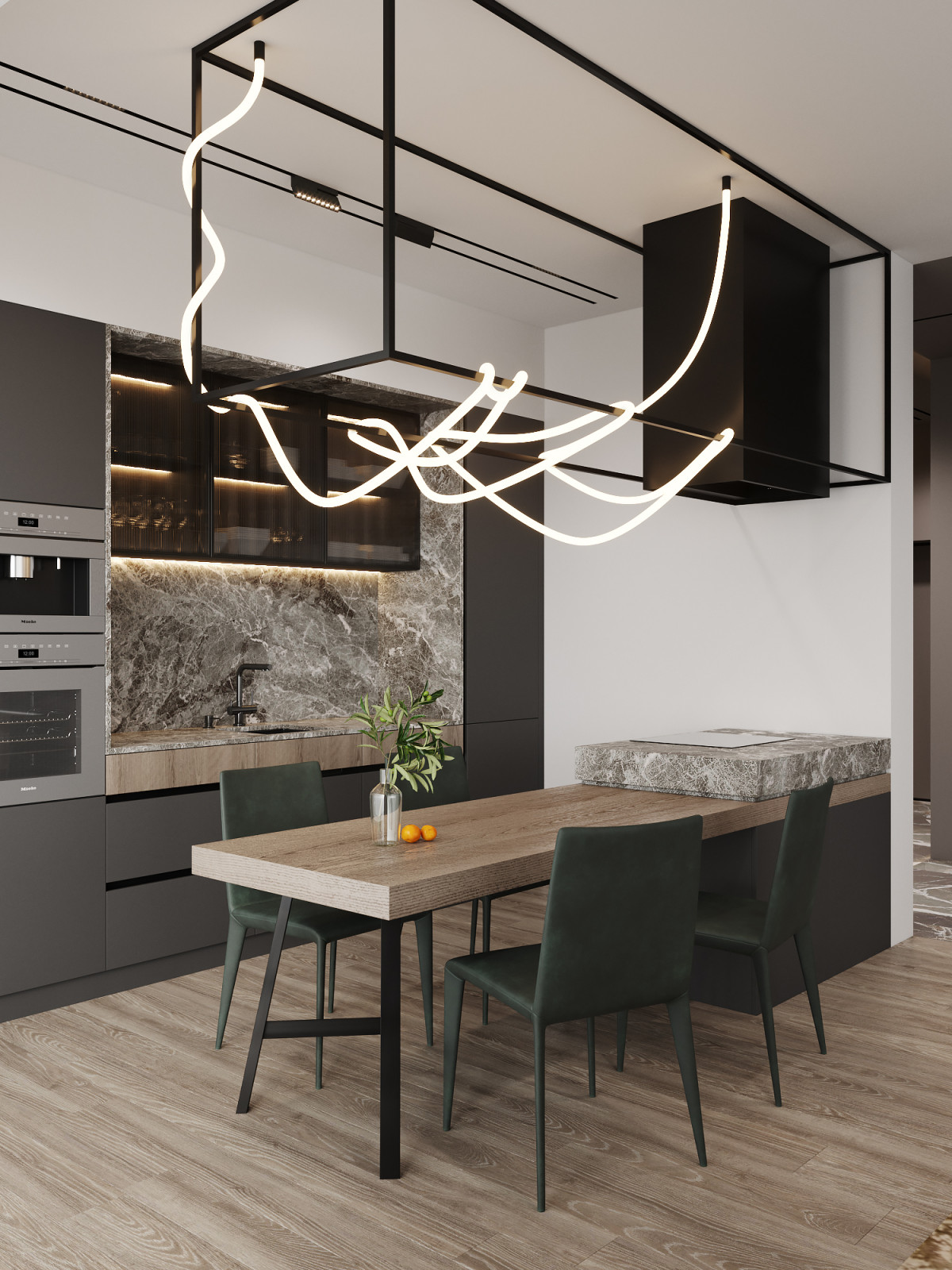 Contemporary apartments