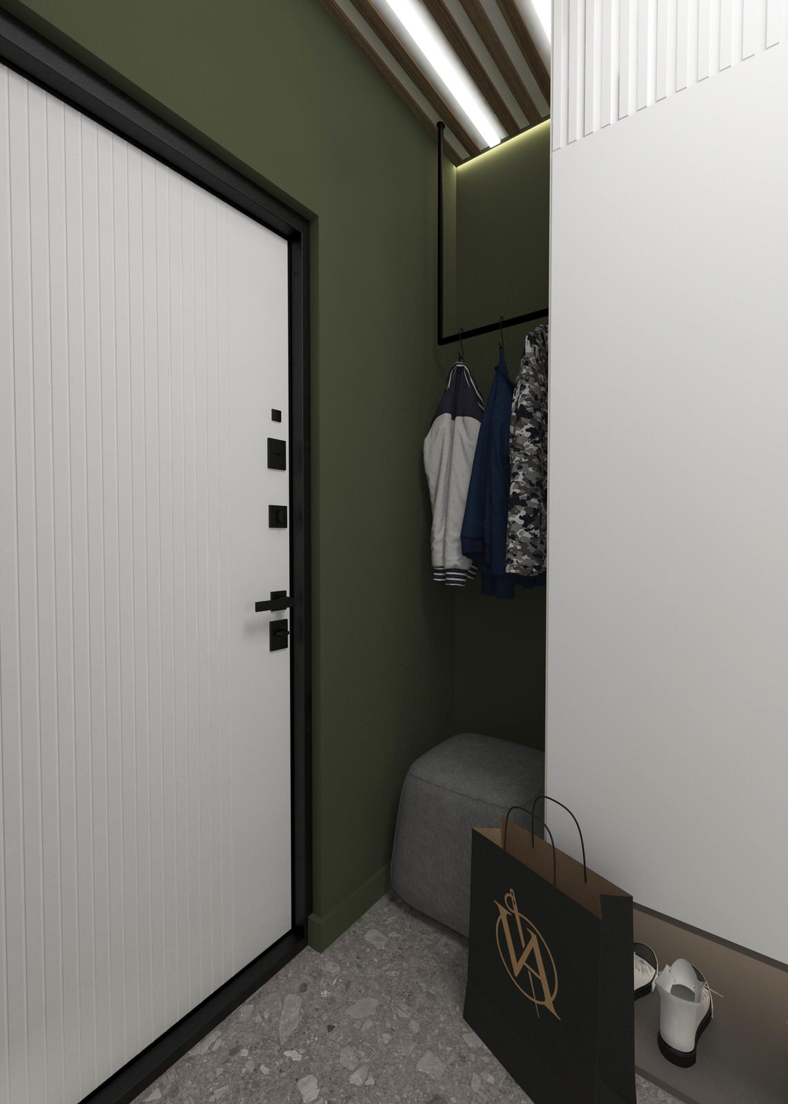 Проект однокомнатной квартиры ЖК Аврора