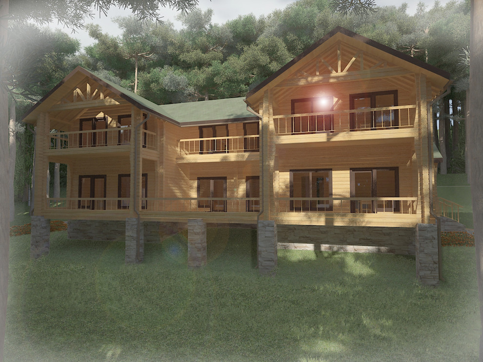 дома из бруса