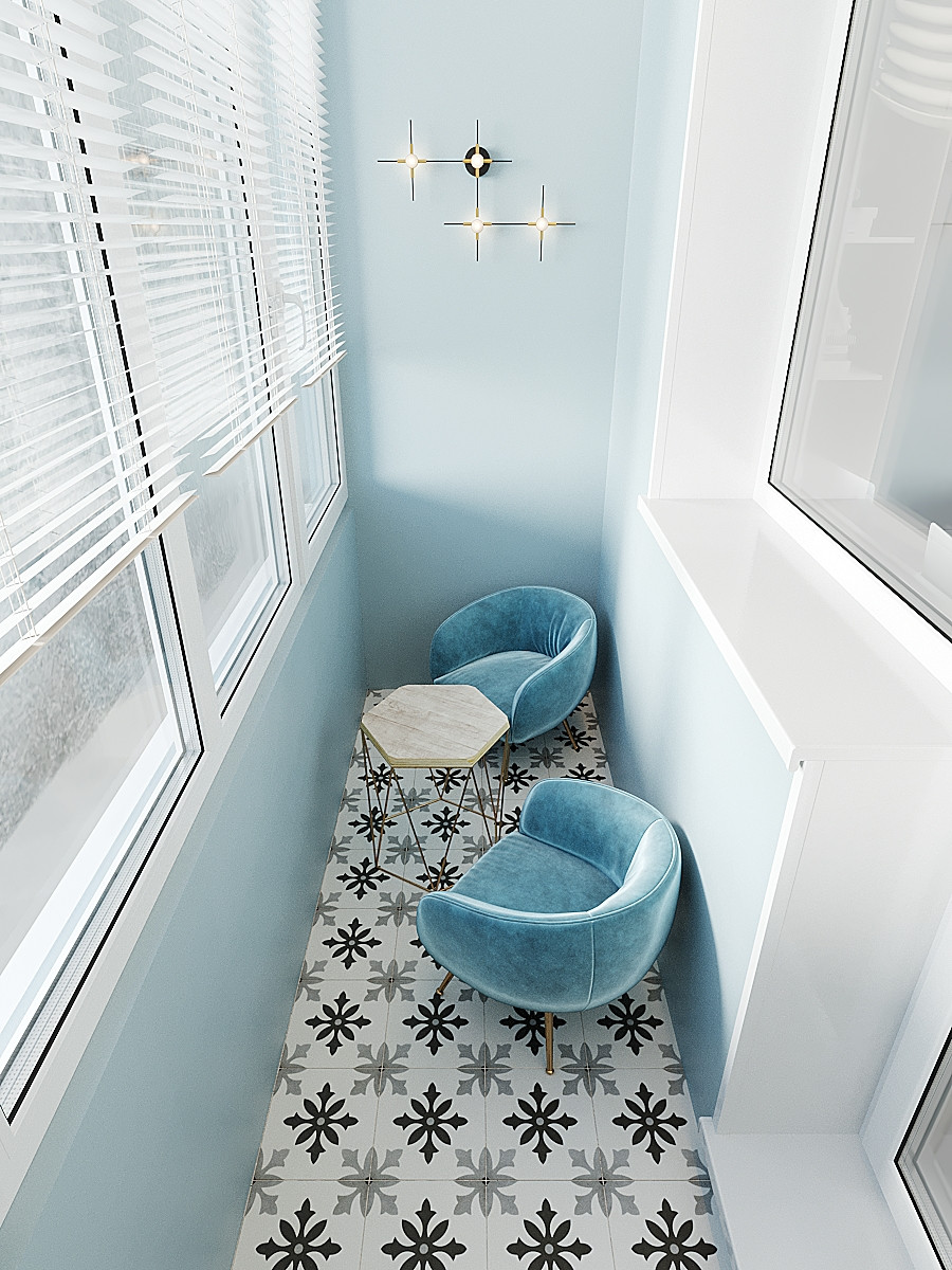 Дизайн- проект ЖК Шервуд 55 кв.м