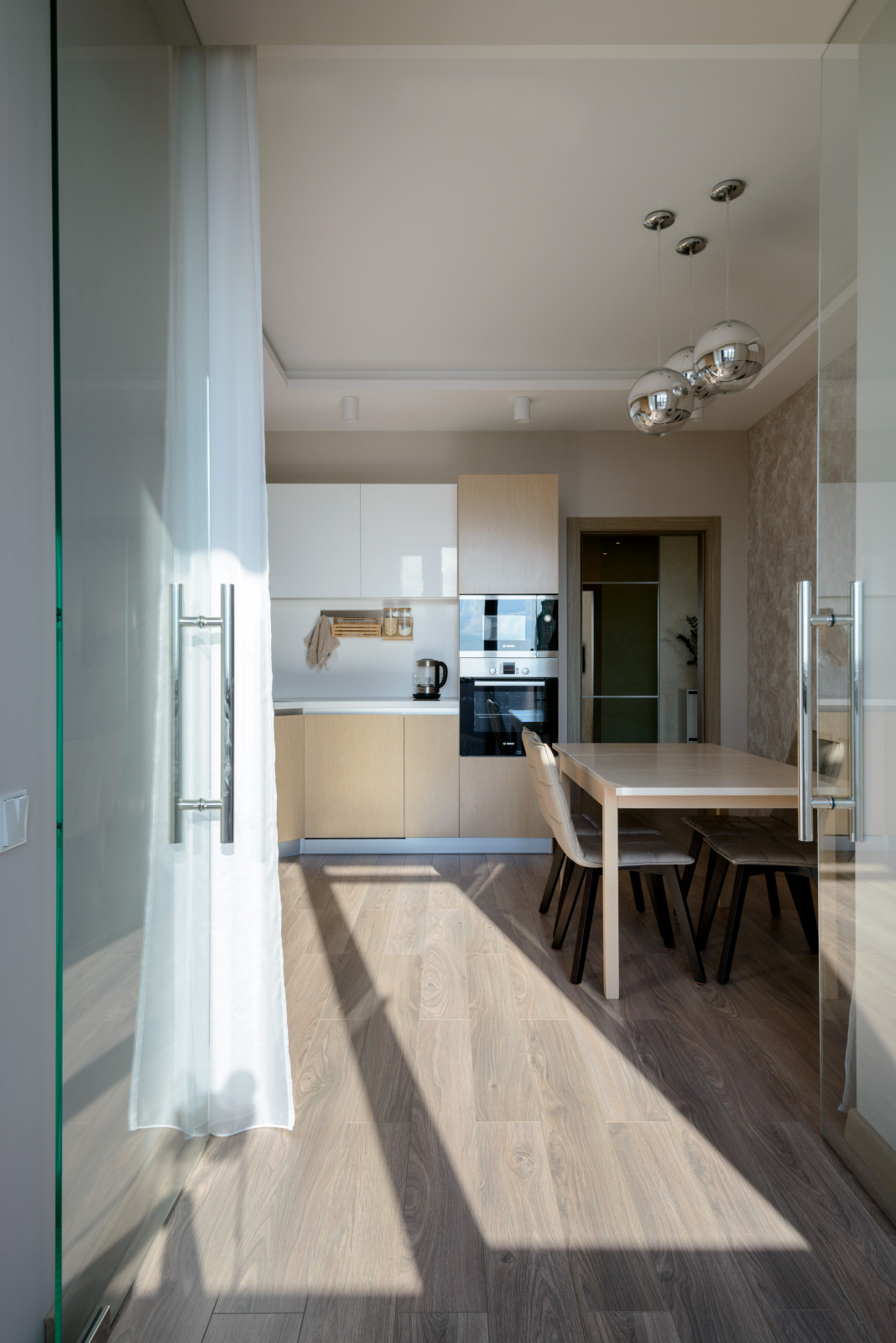 Двухъярусная квартира в стиле Экоминимализм