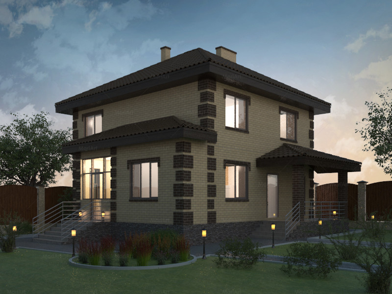 Дом площадью 145 м²