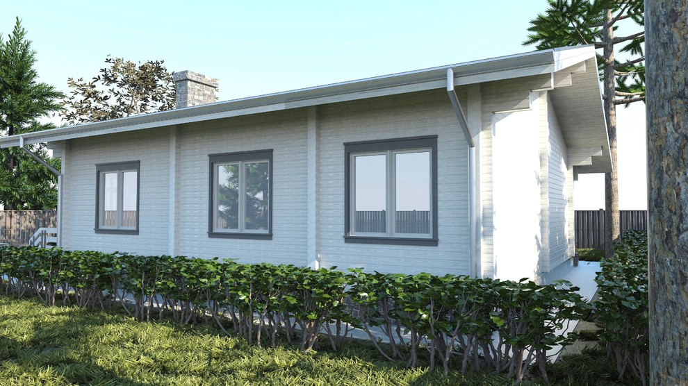 Дом из профилированного бруса 180х142.