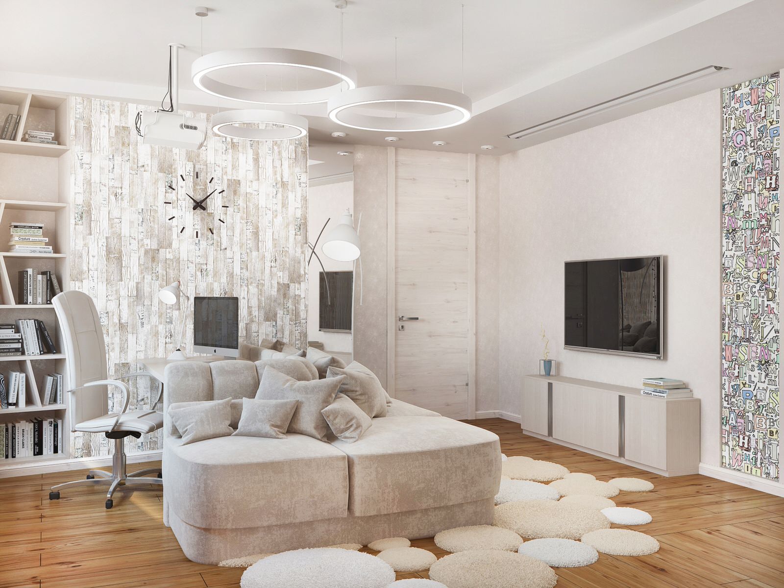 Дизайн-проект двухкомнатной квартиры.