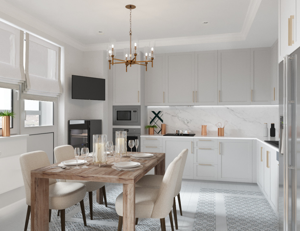 Дизайн-проект двухкомнатной квартиры в сдержанных тонах