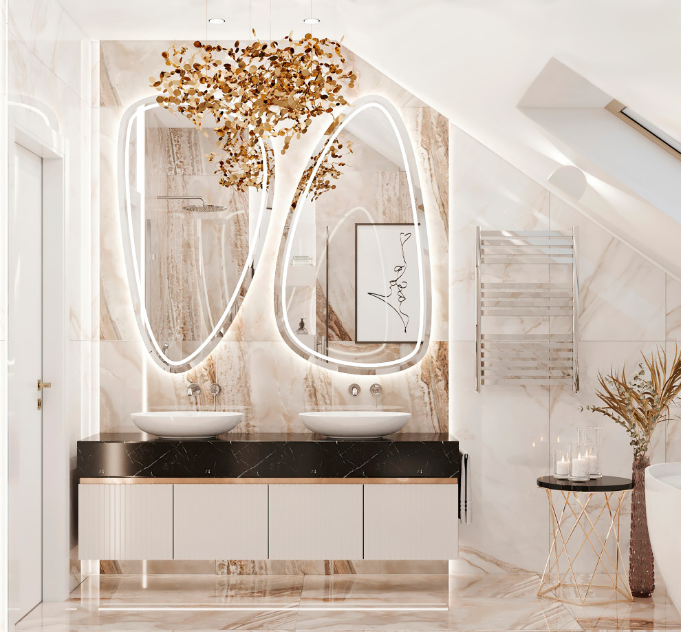 Ванная комната и гостевой санузел в доме в г. Речица