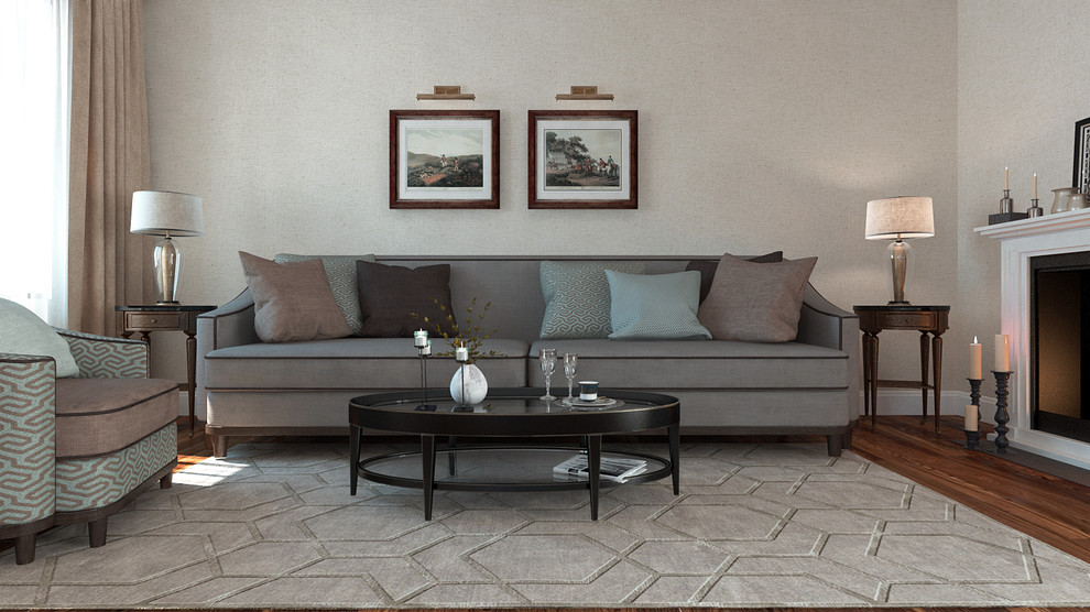 Обложка проекта: Гостиная в частном доме в Костроме.