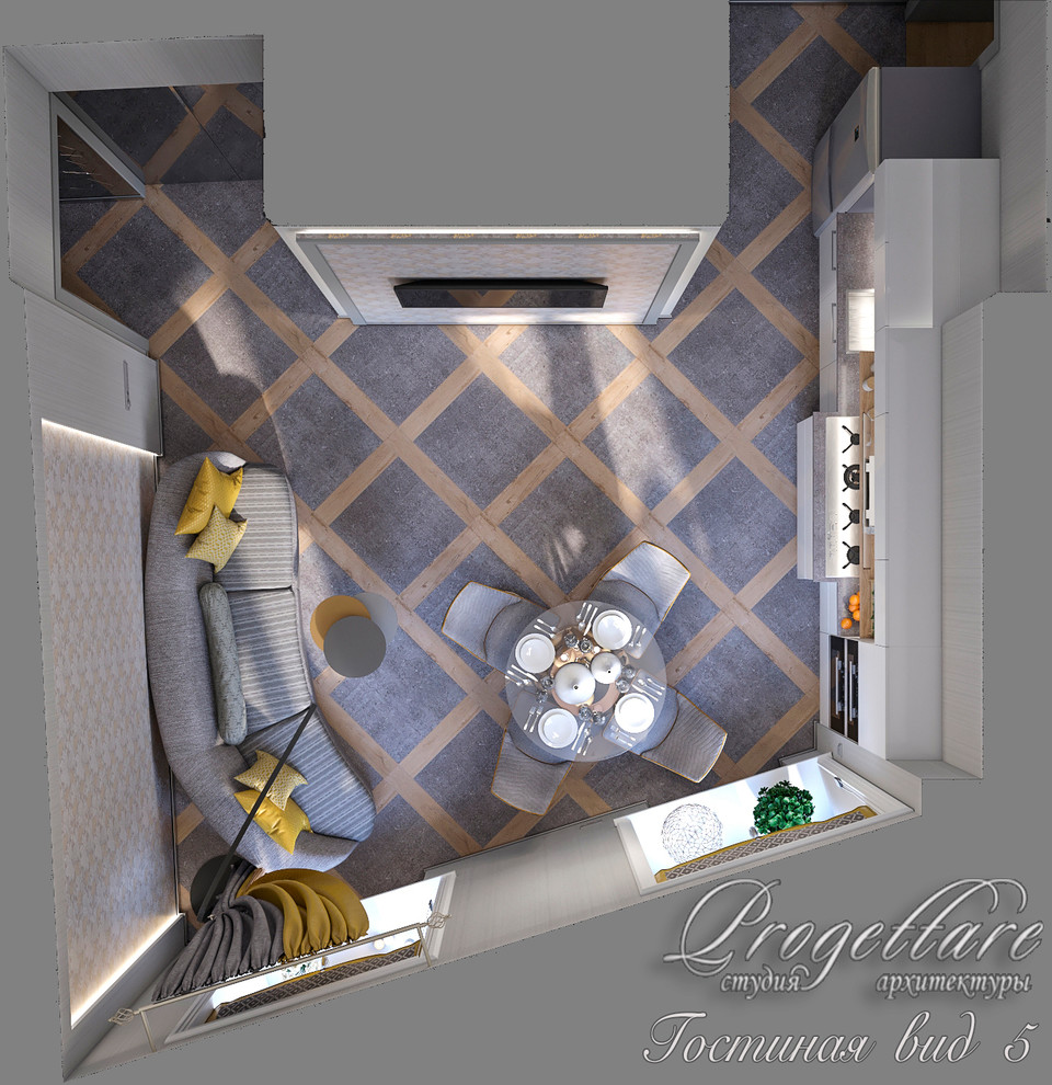 Современная квартира 75 м.кв.