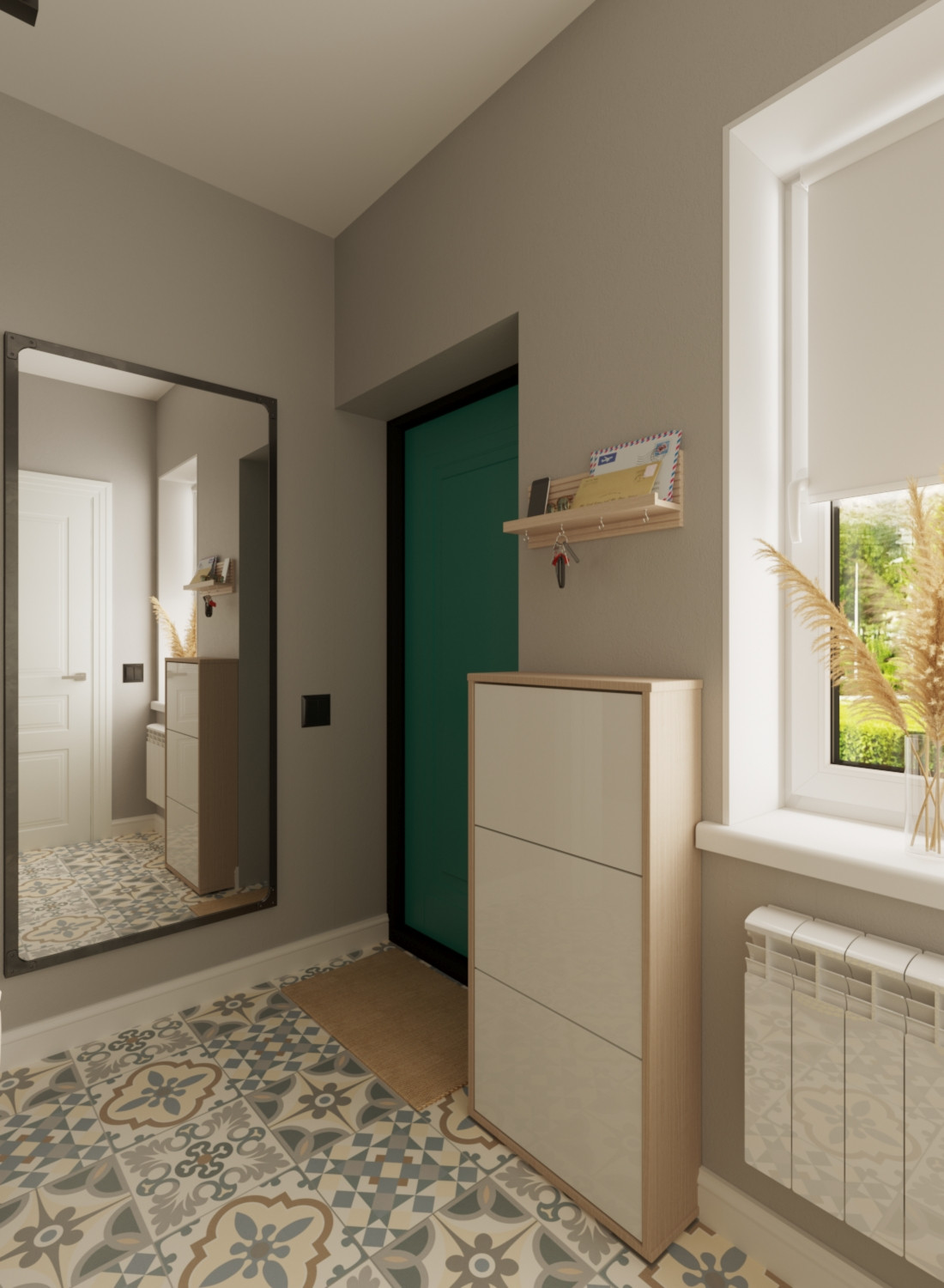 Яркие краски частного дома