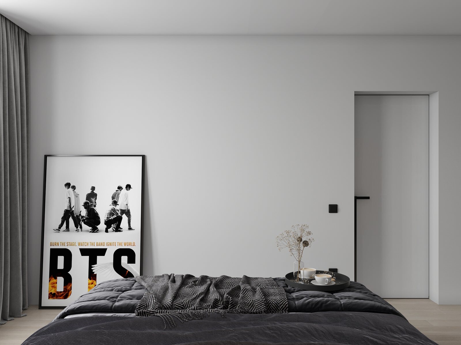 Квартира в стиле минимализма для молодой девушки