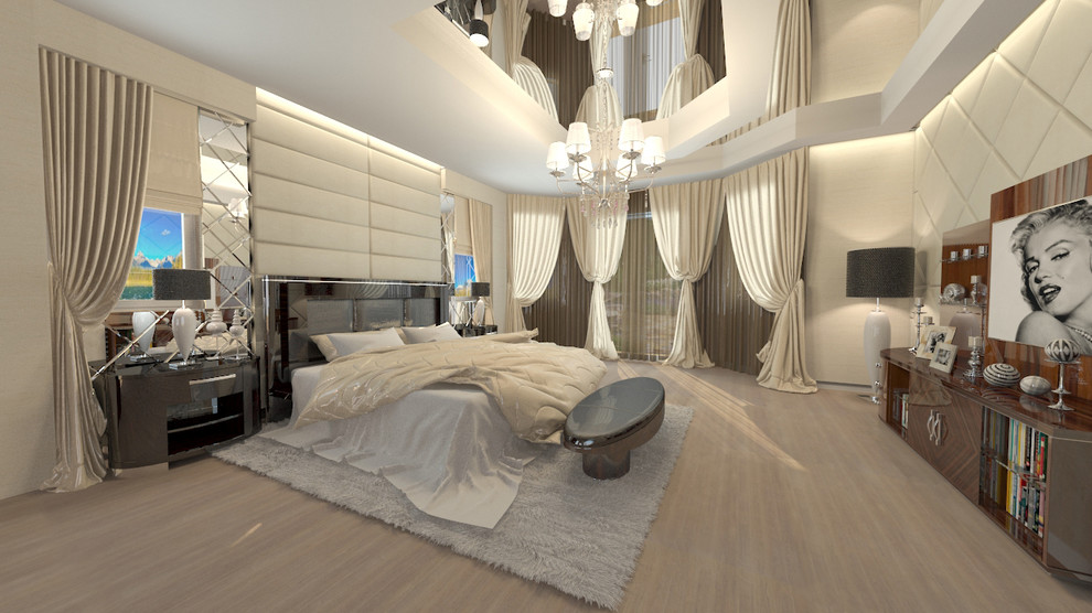 Беверли Хиллз - Лос Анджелес. Дизайн интерьера в современном стиле.