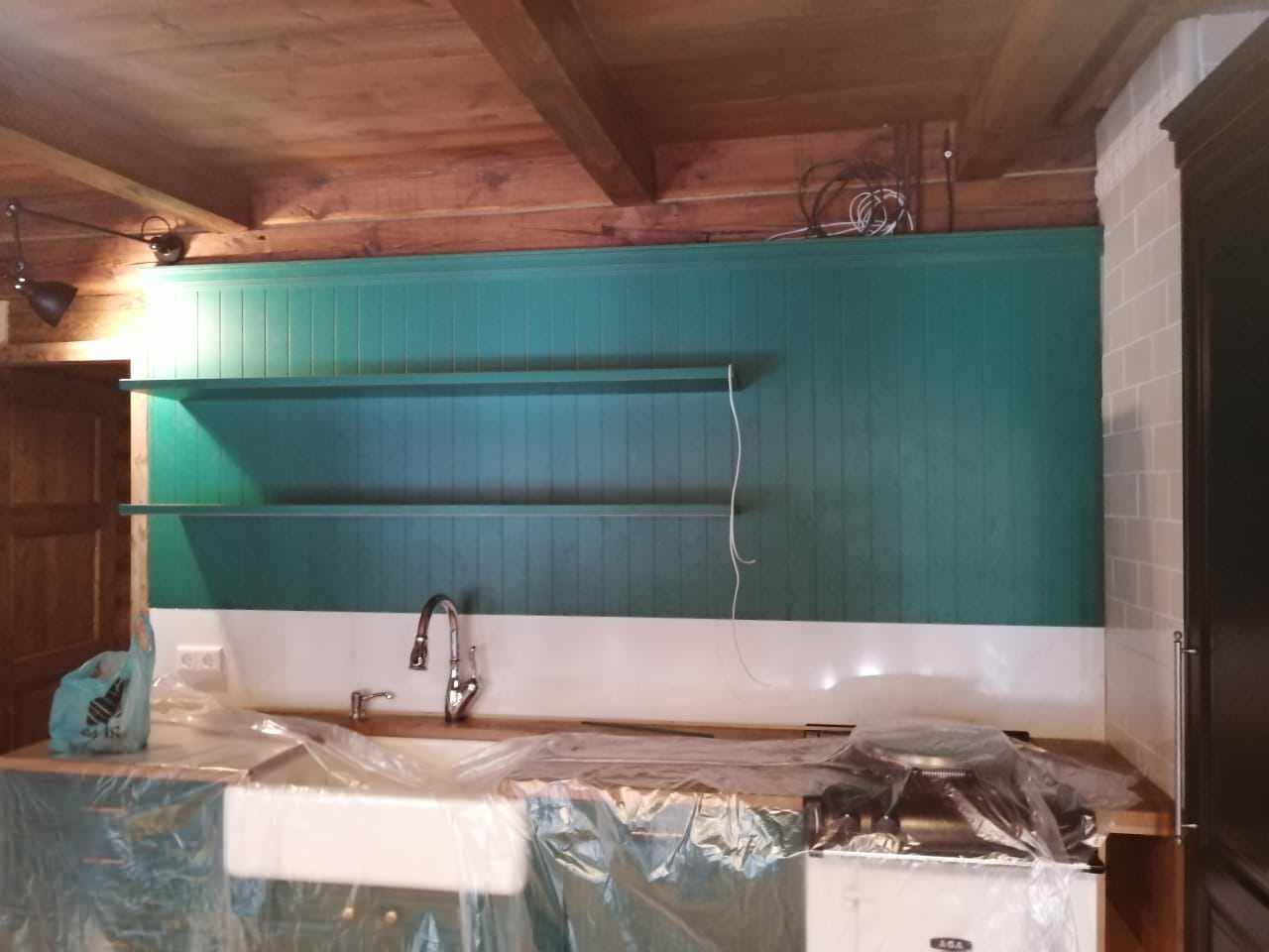 Кухня из массива дуба