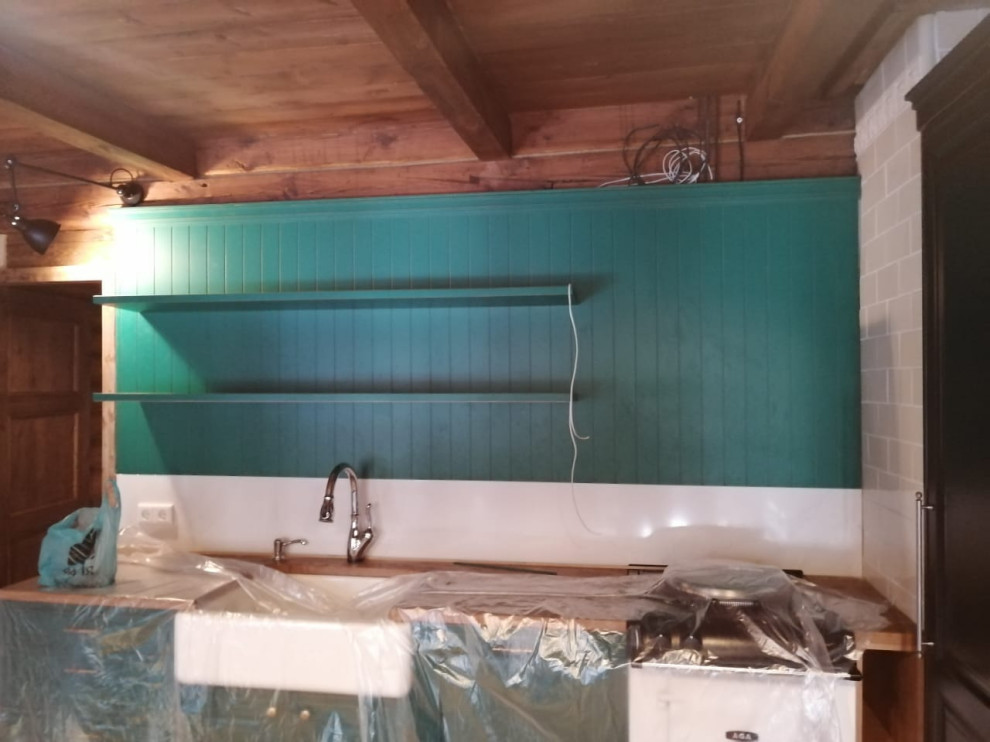 Кухня из массива дуба