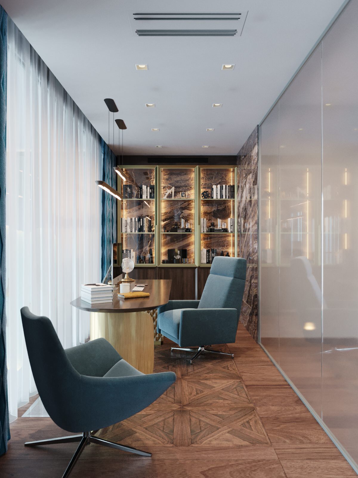 Частный интерьер на Песочной набережной