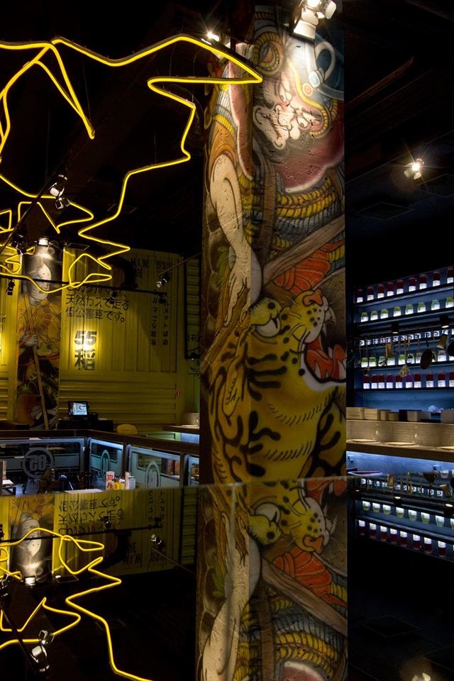 Общественный интерьер. Ресторан японской кухни Инари