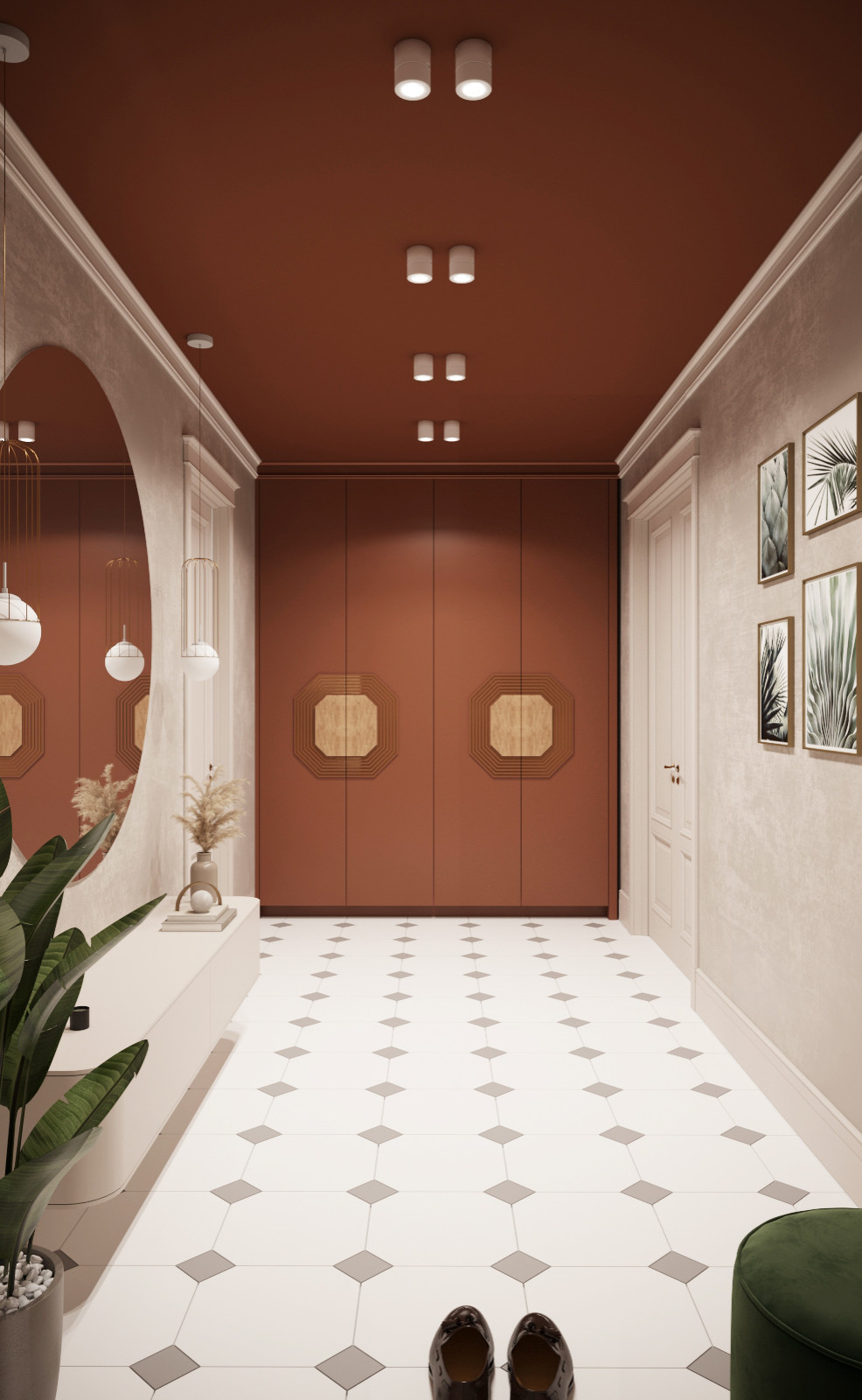 Обложка проекта: Дизайн прихожей