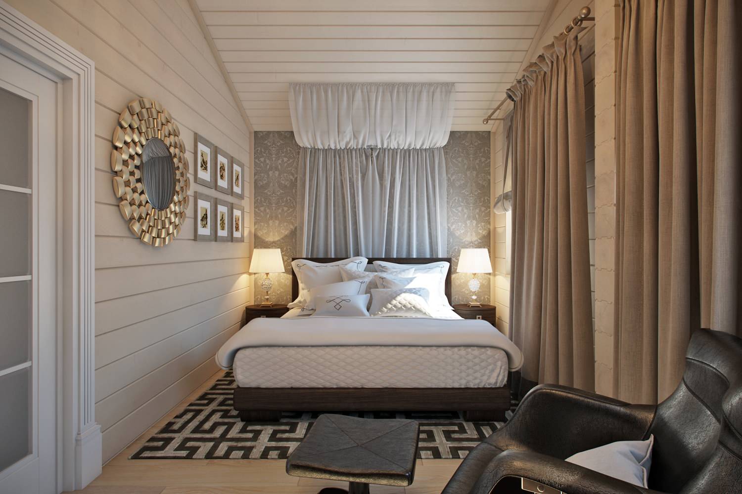 Коттедж из бруса в Москве